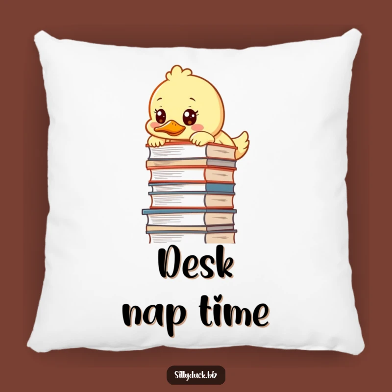 Funny Kawaii Duck Pillow Gift: Cozy Up with Your Determined Desk Buddy