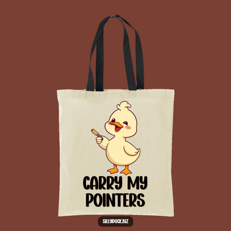 Funny Kawaii Duck Tote Bag Gift: Carry Your Presentation Essentials